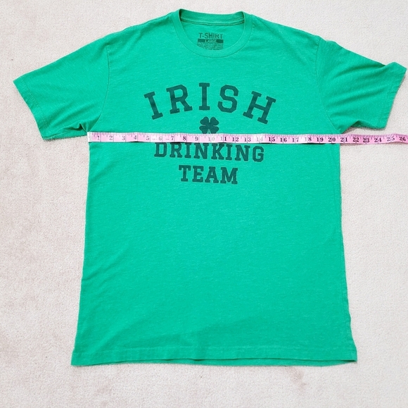 Irish Drinking Team T-shirt Unisex Size LARGE Green St. Patricks Day Funny Party - Picture 6 of 8